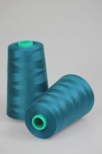 Nit KORALLI polyesterová 120, 5000Y, odstín 5755, modrá-zelená