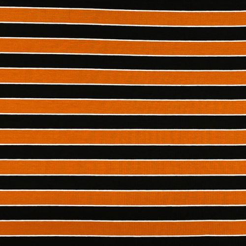 Úplet 21473, oranžovo-čierny pruh, š.155