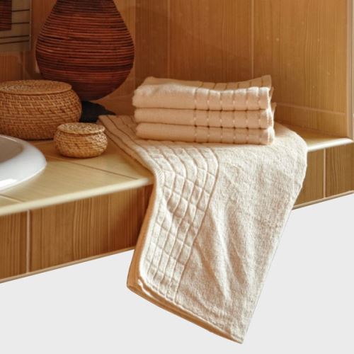 Uterák BAMBUS, smotanový, 600g/m2, 50x100cm