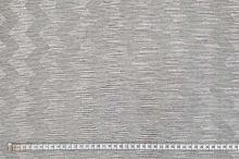Jemné plisé šedé, stříbrný cik cak, š.145