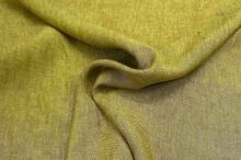 Ľanová kostýmovka 20926, žlto-zelená, š.150