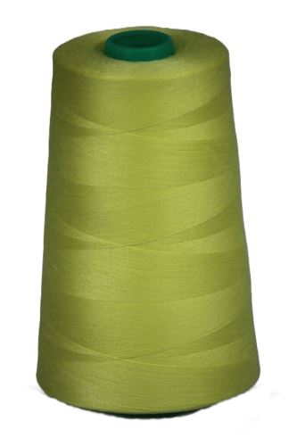 Niť KORALLI polyesterová 120, 5000Y, odtieň 1270, žltá