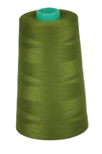 Niť KORALLI polyesterová 120, 5000Y, odtieň 6855, zelená