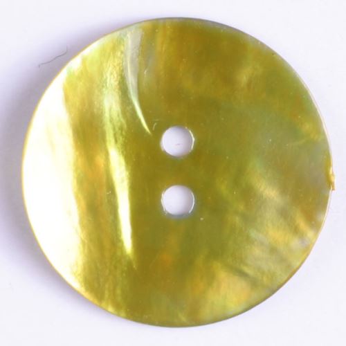 Knoflík perleťový zelený 241114, 13mm