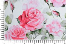Úplet N7068 bílý, růže, š.150 (5)