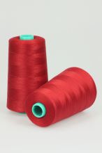 Nit KORALLI polyesterová 120, 5000Y, odstín 2560, červená
