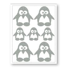 Reflexné nažehlovacie motívy - tučniaky
