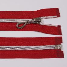 Zips špirálový 6mm dĺžka 50cm, farba 148 (deliteľný) so striebornými zúbkami