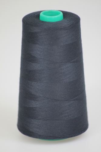 Nit KORALLI polyesterová 120, 5000Y, odstín 5690, černá-modrá