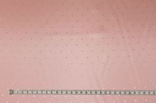 Podšívka růžová, drobný puntík, š.150