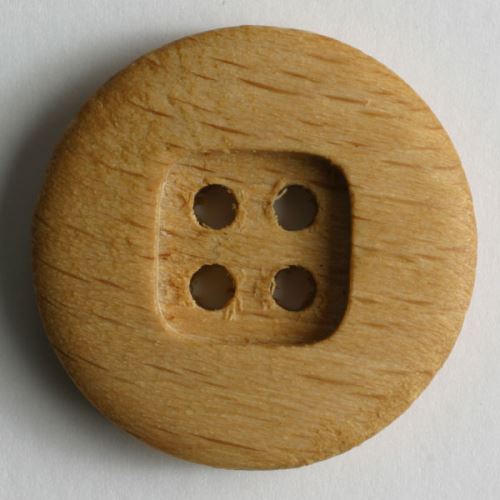 Knoflík dřevěný 270354, 28mm
