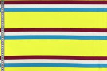 Úplet 21936 žluto-červeno-modré pruhy, š.150