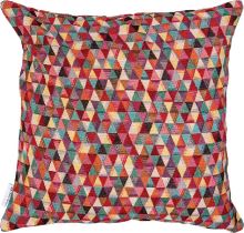 Dekorační polštář barevné trojúhelníky, 45x45 cm