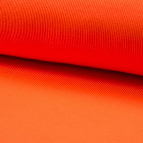 Náplet žebrovaný RIB 2/2, oranžový neon, š.2x35