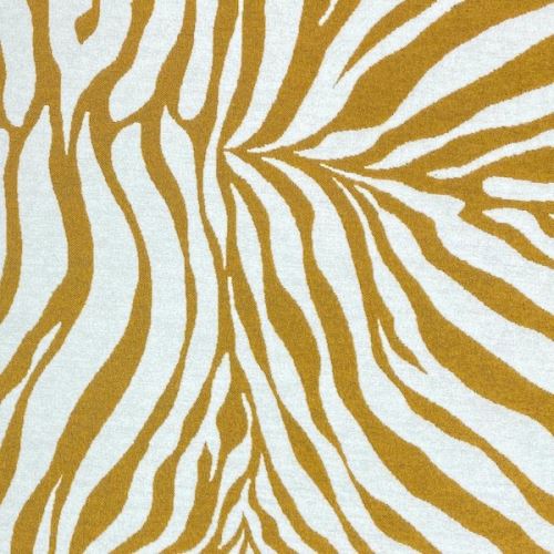 Dekoračná látka krémovo-žltá zebra, š.275