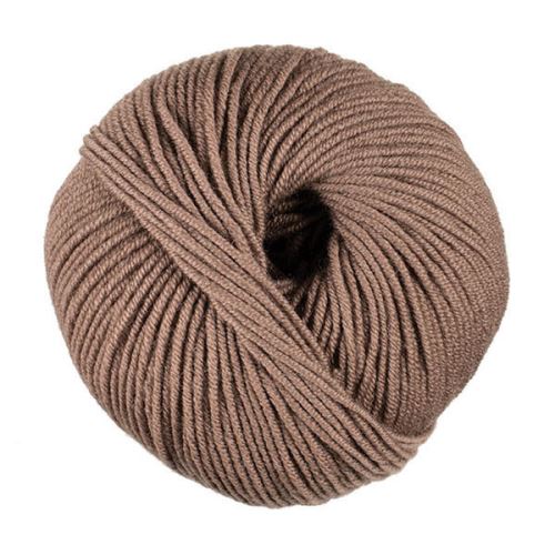 Priadza WOOLLY 50g, hnedá - odtieň 113