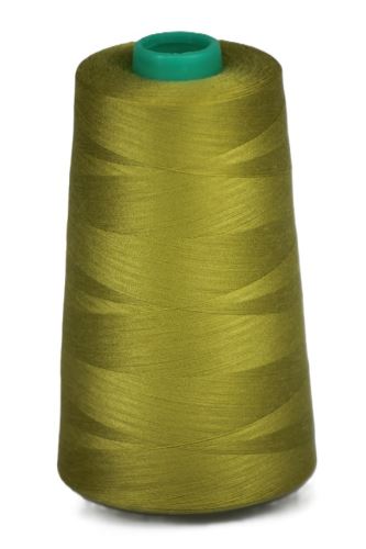Nit KORALLI polyesterová 120, 5000Y, odstín 6840, zelená