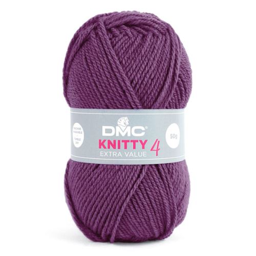 Priadza KNITTY 4 50g, svetlo fialová - odtieň 701