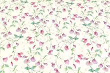 Dekorační látka SONJA krémová, růžové květy, š.160