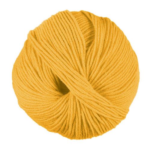 Priadza WOOLLY 50g, sýto žltá - odtieň 095