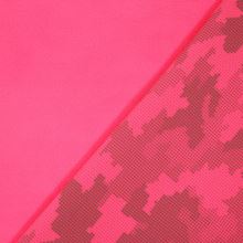 Softshell růžový neon, reflexní vzor, š.145