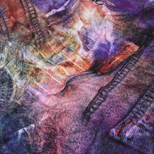 Úplet farebný denim 15860, š.145