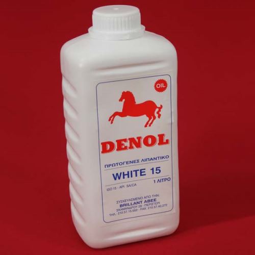 Olej WHITE 15, 1L bílý