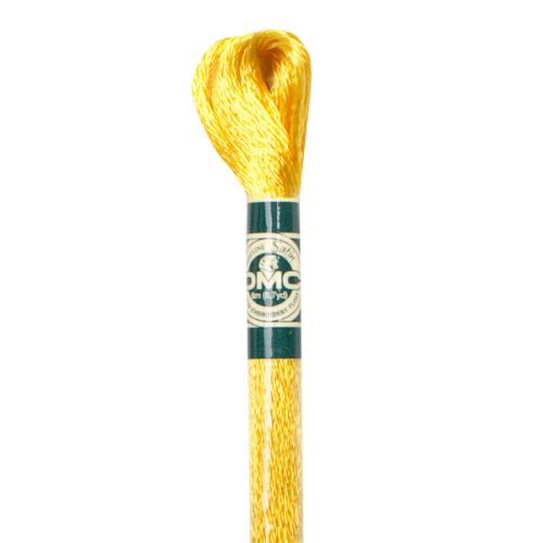 Priadza Mouline SATIN, žltá - odtieň S3820