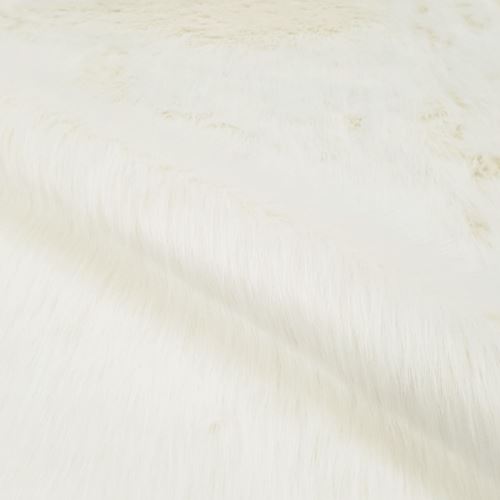 Umělá kožešina N6447 s dlouhým vlasem ivory, š.155