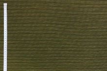 Ľanová kostýmovka zelená, farebné tenké pruhy, š.160