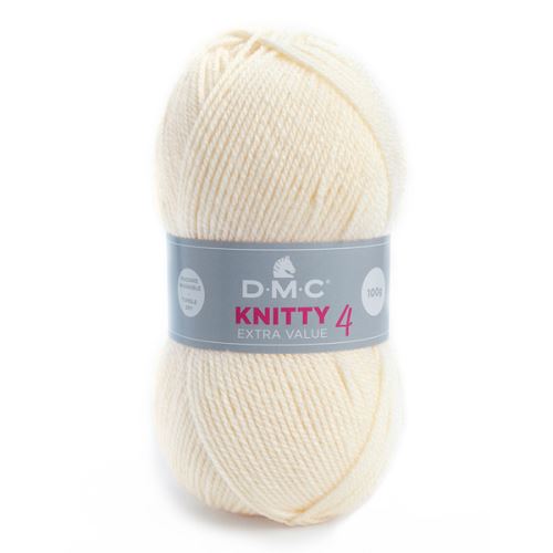 Priadza KNITTY 4 100g, smotanová - odtieň 812