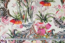 Úplet farebný 19903, kvetinový vzor, š.160