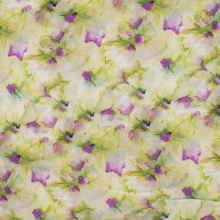 Šatovka 22395 žlto-fialové kvety, š.135