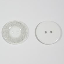 Knoflík bílý, průměr 30 mm