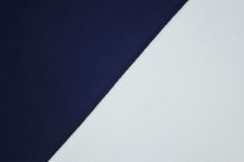 Fleece obojstranný, modro-biely, š.145