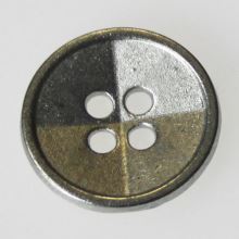 Knoflík stříbrný K24-7, průměr 15 mm.