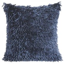 Obliečka na vankúš SHAGGY 40x40 cm - modrá