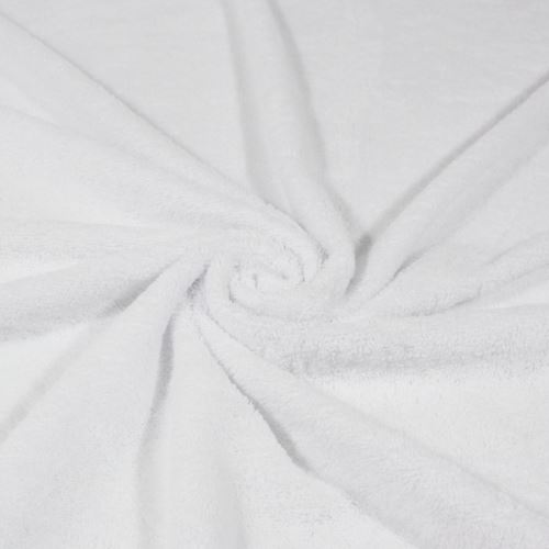 Froté biele, bavlnené, 340g/m, š.150