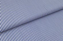 Košilovina N5927, modro-bílý pruh, š.145