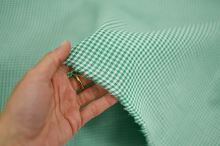 Kanafas 22909 zeleno-biele vichy káro 3 x 3mm, š.155 (2)