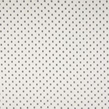Popelín bílý, šedo-černý drobný vzor, š.145
