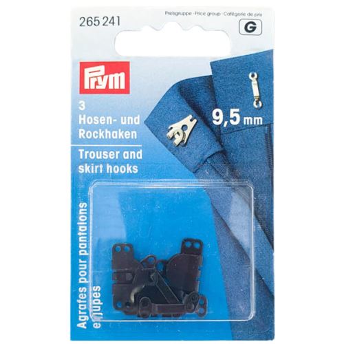 Zapínání Prym 265241, háček + očko, 9,5 mm