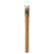 Rovné pletací jehlice Prym bambusové 33 cm, velikost 10,0
