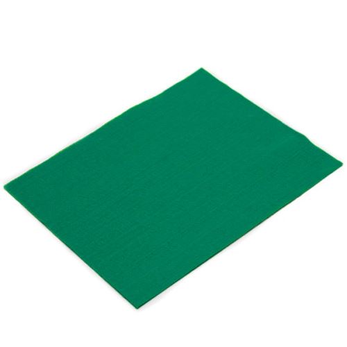 Filc rezaný 20x25cm/1,5mm, smaragdový