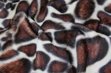 Kožešina žirafa, hnědobílý vzor, š.150