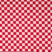 Úplet 21763, červeno-bílá větší šachovnice, š.150