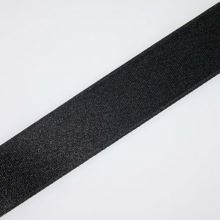 Stuha čierna saténová oboulíc, šírka 20mm