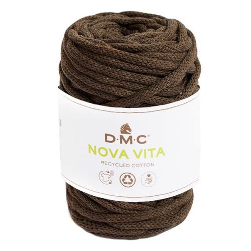 Priadza NOVA VITA 250g, hnedá - odtieň 011