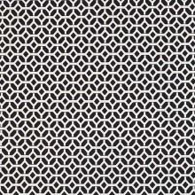 Úplet N5642, černo-bílý geometrický vzor,  š.150