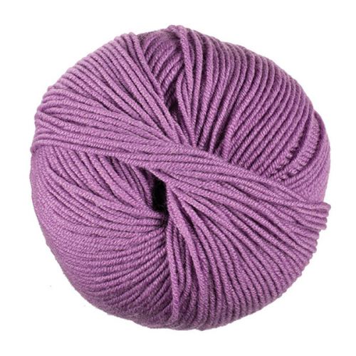 Priadza WOOLLY 50g, 50g, fialová - odtieň 063
